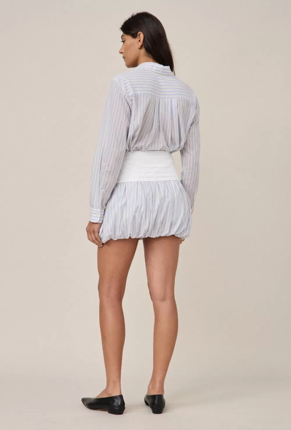 Women Maggie Marilyn Skirts & Shorts | Youre The Sun To Me Mini Skirt Cream Blue Stripe